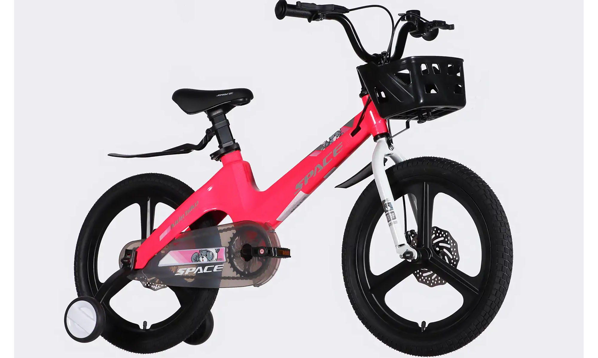 Велосипед SPACE KID MOON DD 18", размер XXS, рама-10,6", год 2026, розовый 5