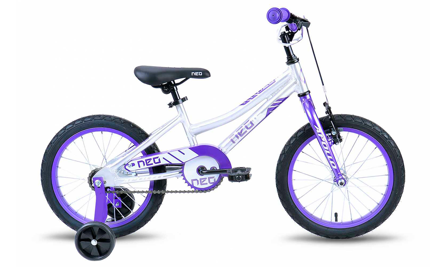Велосипед 16" Apollo NEO girls (2019) 2019 Серебристо-фиолетовый 7 Велосипед 16" Apollo NEO girls (2019) 2019 Серебристо-фиолетовый 7
