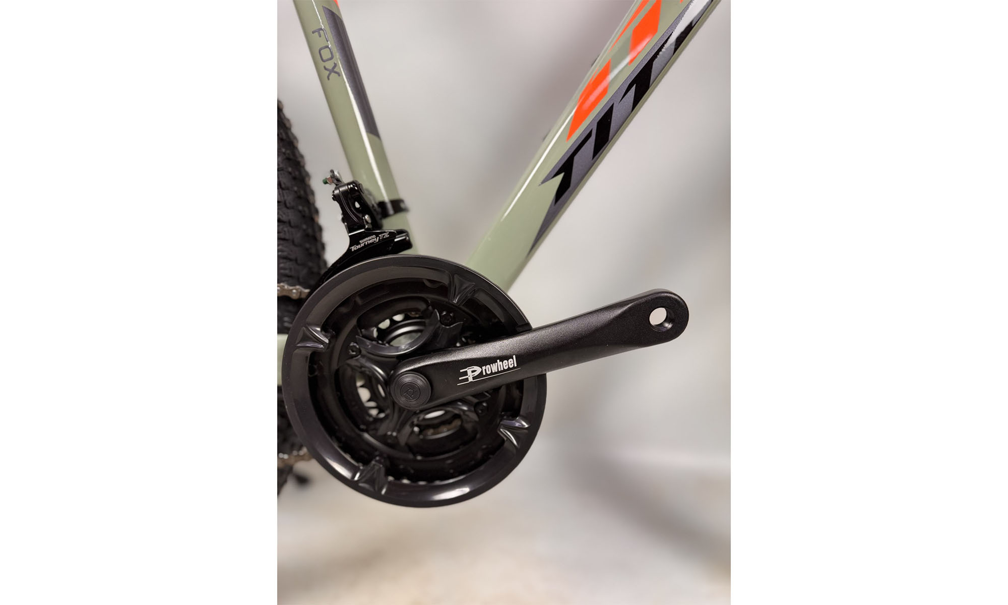 Велосипед Titan FOX 29", розмір XL, рама 21", 2025, Сірий-Помаранчевий 3