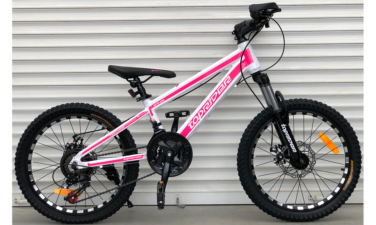 Фотографія Велосипед дитячий TopRider 20" MONO KD680 2020 Біло-рожевий