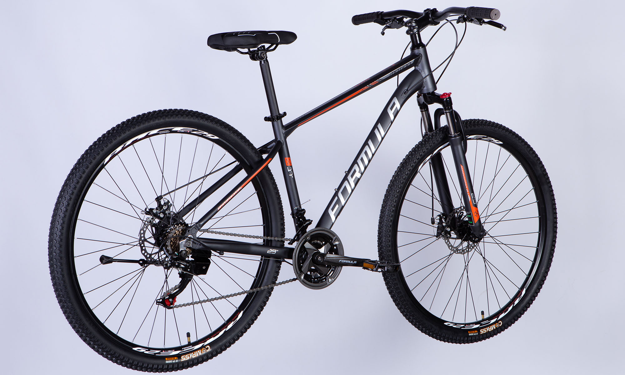 Фотографія Велосипед Formula MOTION DD FR 29", розмір M, рама 17", 2025, сіро-сріблястий (матовий) 5