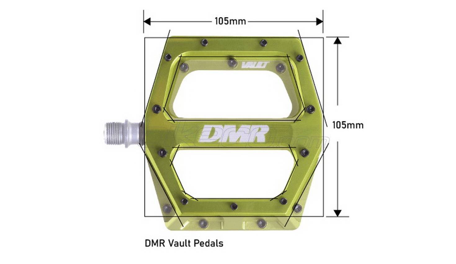 Педалі DMR Vault - LemLime 6 Педалі DMR Vault - LemLime 6
