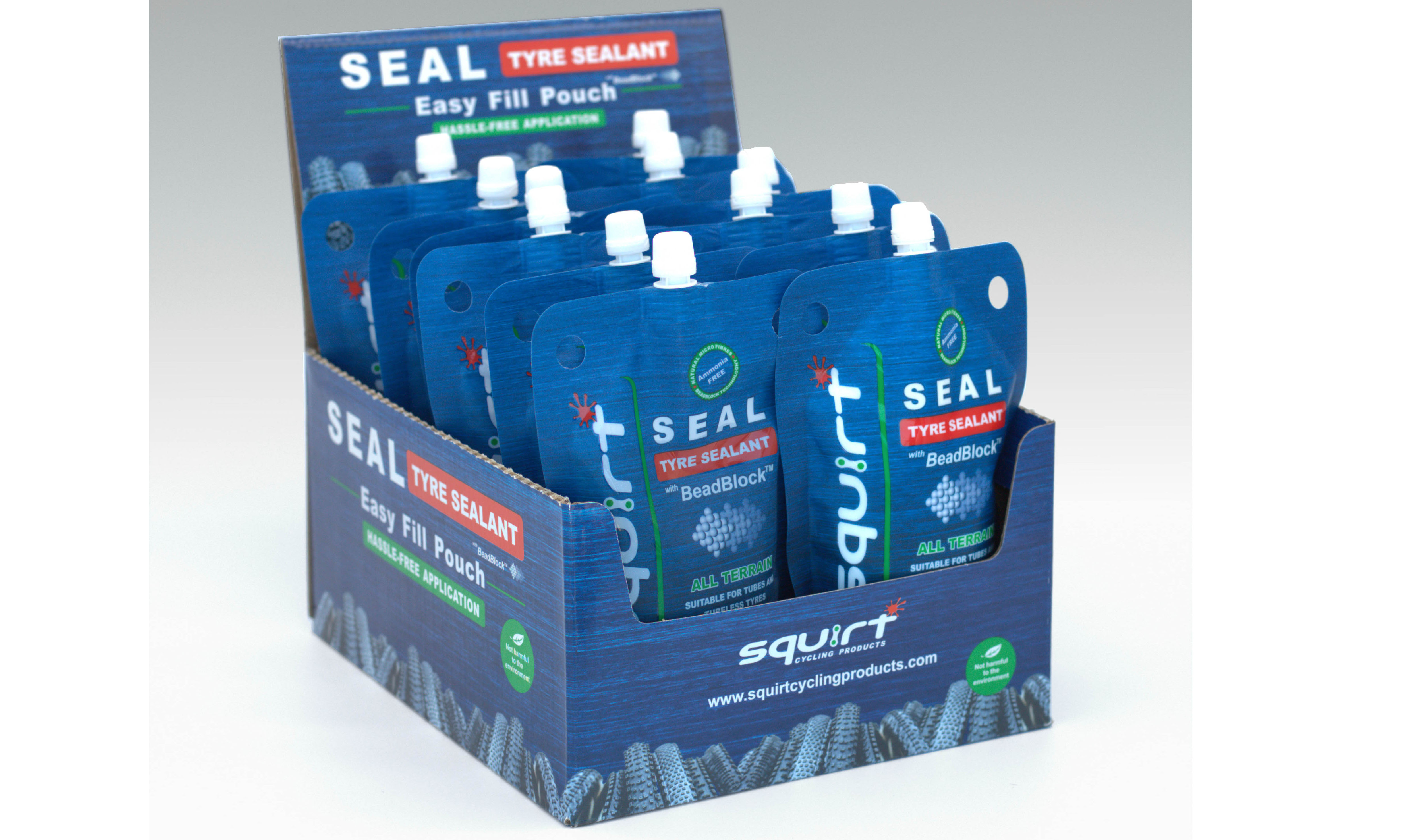 Фотография Герметик Squirt SEAL BeadBlock® 120 мл с гранулами (тюбик) 12 шт / коробка