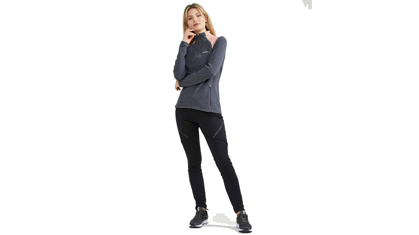 Кофта Craft CORE EDGE THERMAL MIDLAYER женская, размер L, сезон AW 20, серо-бежевый 2