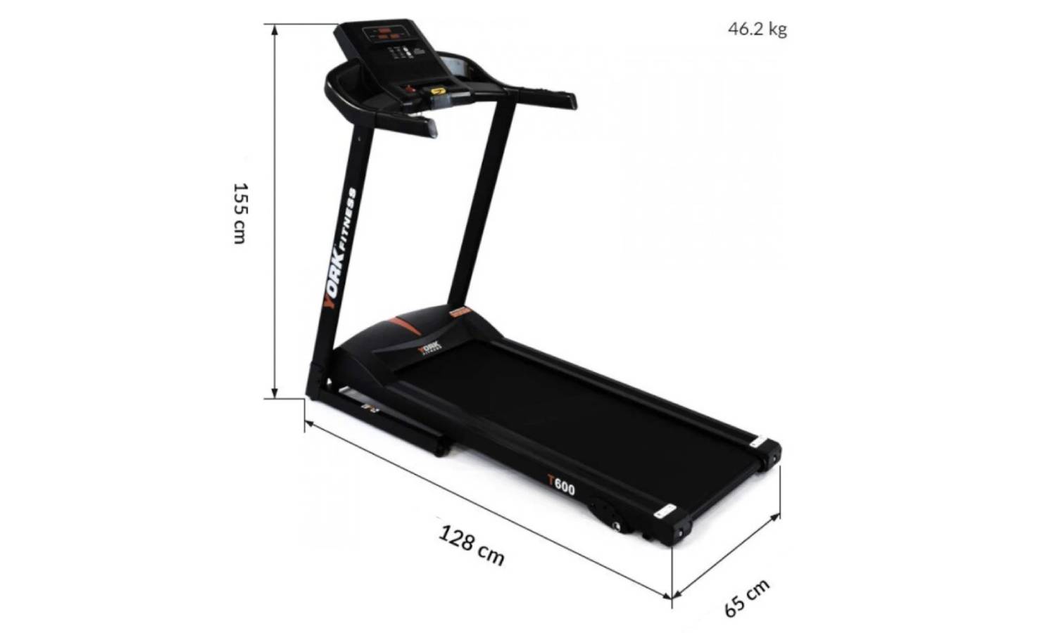 Бігова доріжка York Fitness T600PLUS 5