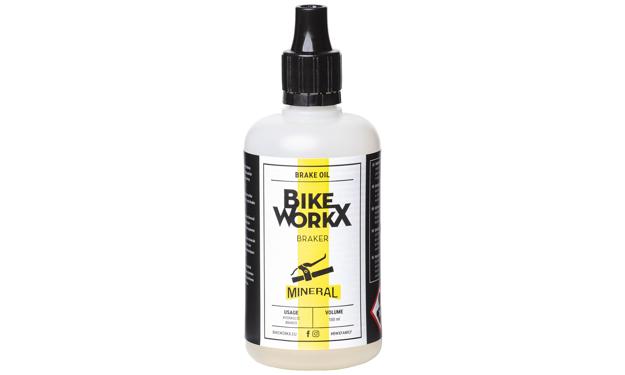 Тормозная жидкость BikeWorkX Braker Mineral, минеральная, 100 мл 