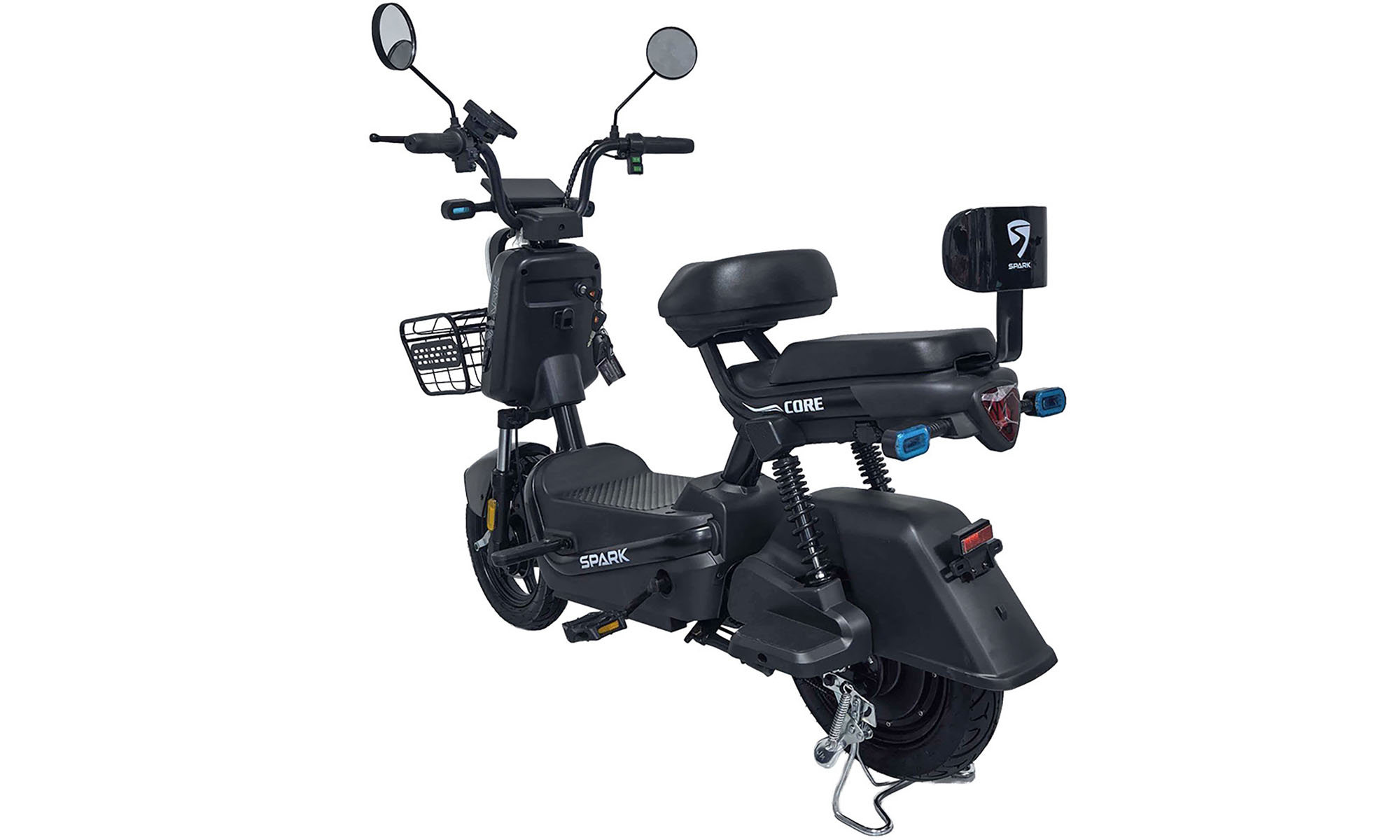 Велосипед с электромотором SPARK CORE 14", 60V/1000W/25Ah, год 2026, черный 4