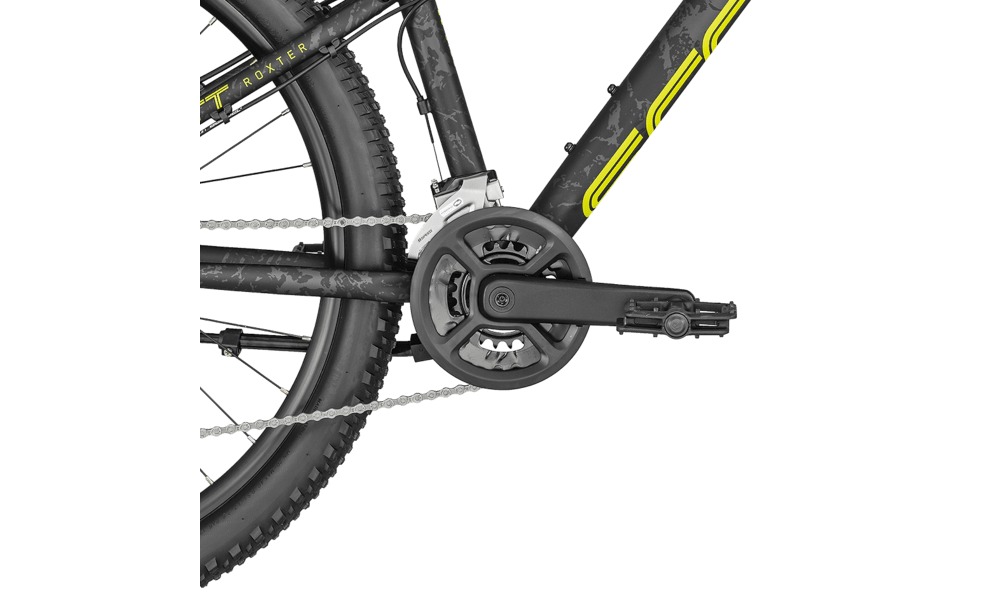 Велосипед SCOTT Roxter Disc 26" розмір XS 2023 черно-желтый 7