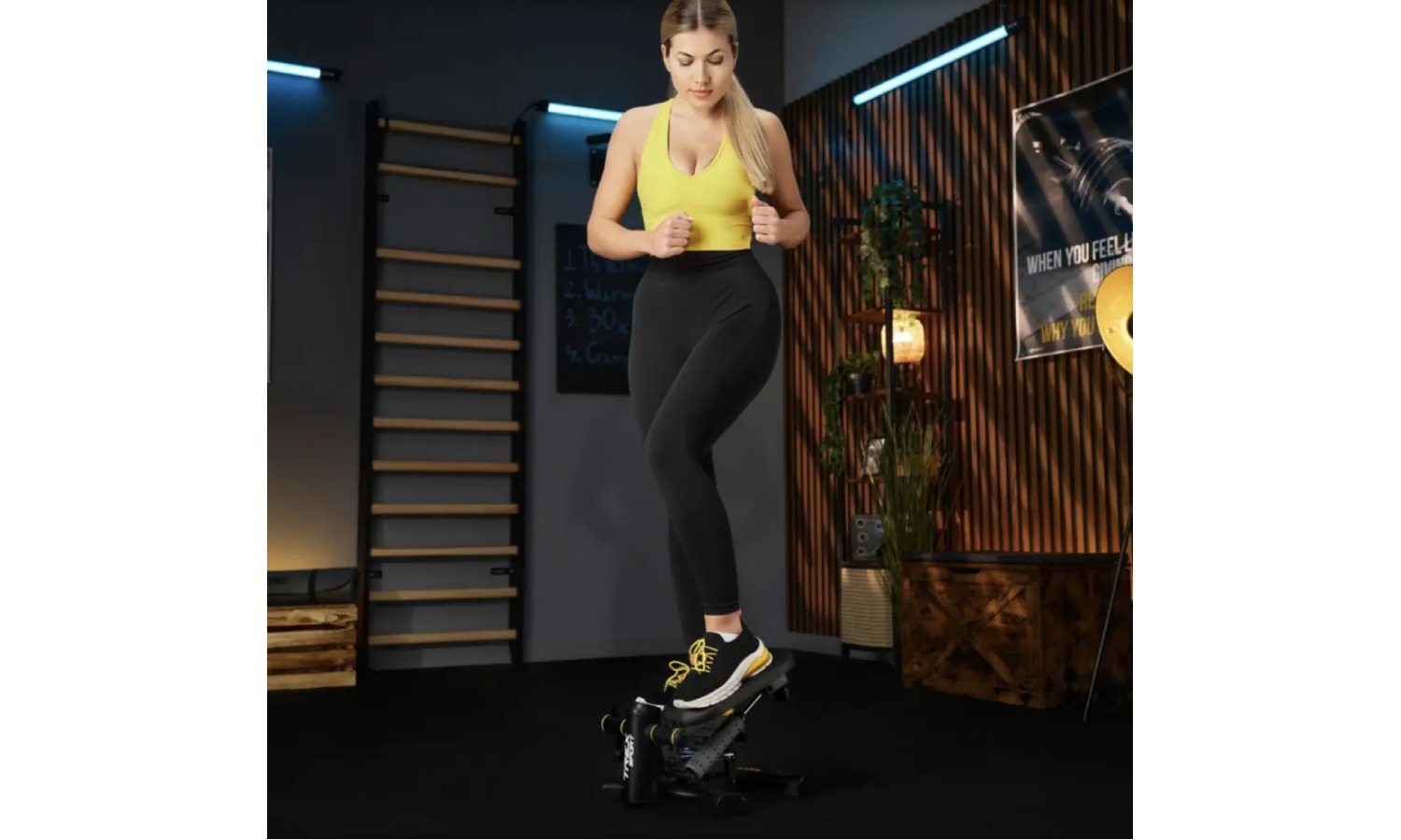 Степпер 2в1 Trex-Sport TX-070SP Twiz черный 11