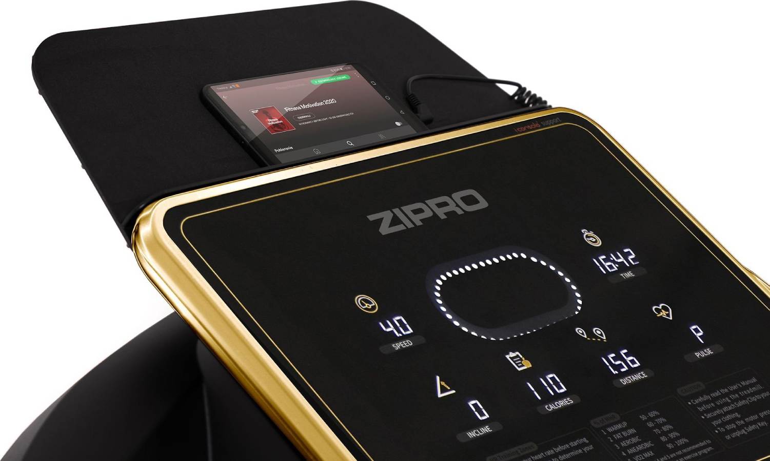 Беговая дорожка Zipro Pacemaker Gold iConsole+ 12