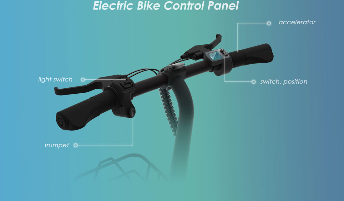 Электровелосипед KUGOO KIRIN V1 PRO (350 Вт, 7,5 Ah, 48 В), 20", черный 4