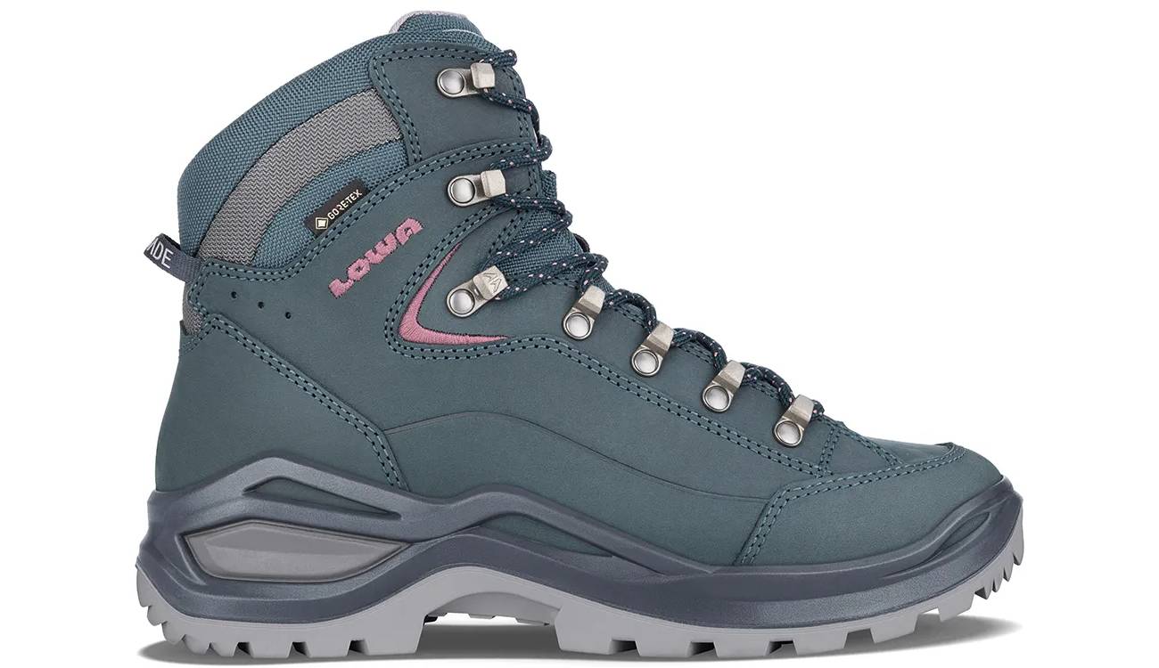 Фотографія Жіночі чоботи Lowa Renegade Evo Gtx Mid W Steel Blue -ld Rose Size 36.5