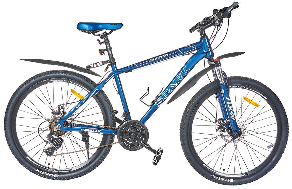 Фотография Велосипед SPARK TRACKER 26" размер М рама 17" 2024 Синий