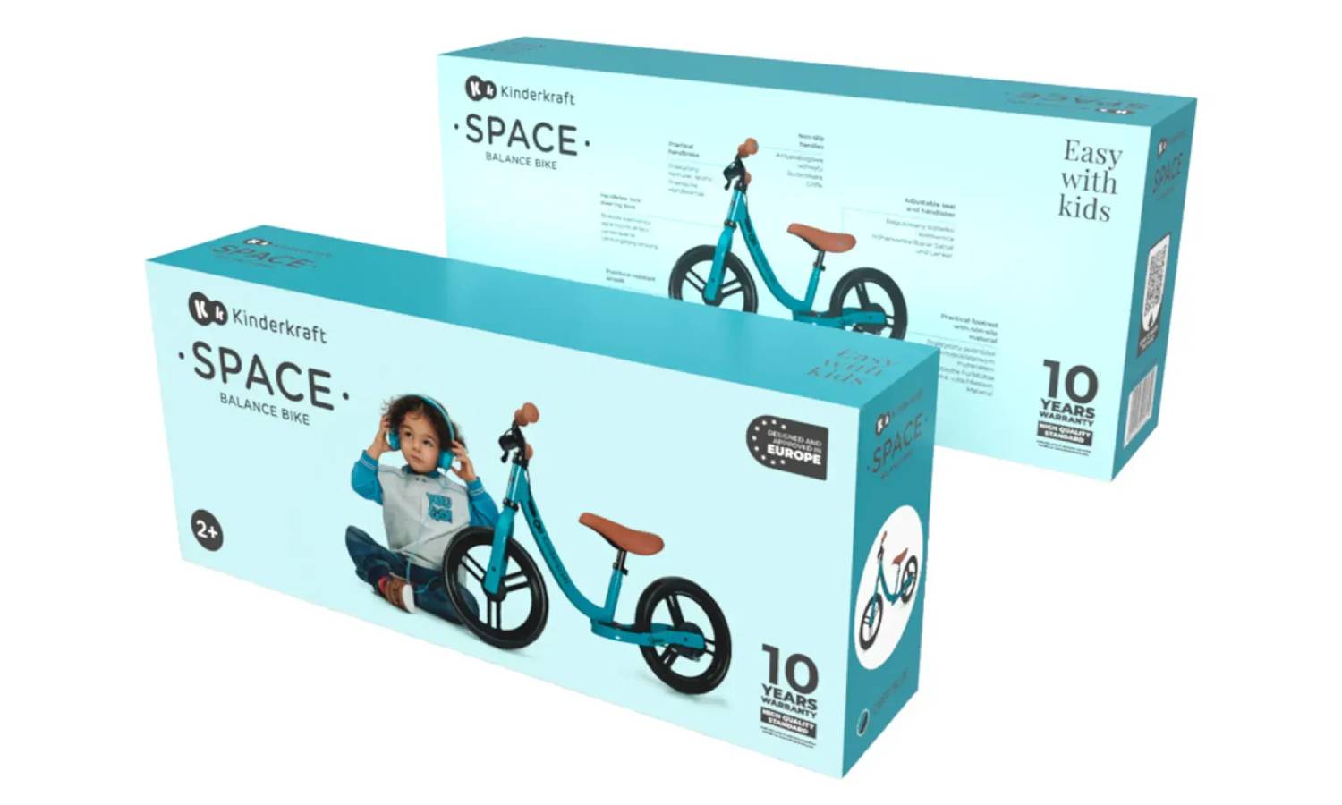 Беговел Kinderkraft Space синий 4