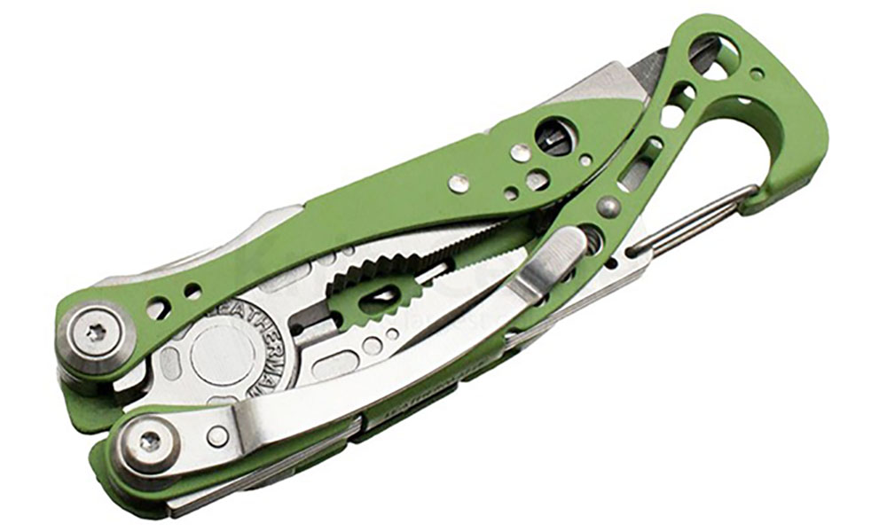 Мультитул Leatherman Skeletool Moss Green, нейлоновий чохол 3