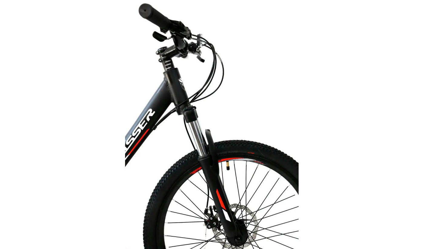Фотографія Велосипед Crosser Nio Stels 24" розмір XXS 2021 Чорно-червоний 4