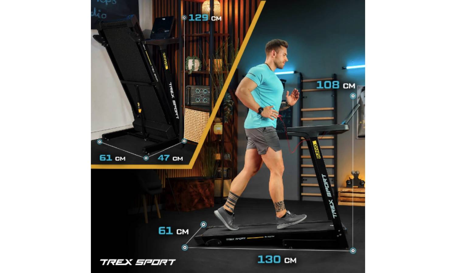Беговая дорожка Trex Sport TX-700TM RUNVO 8