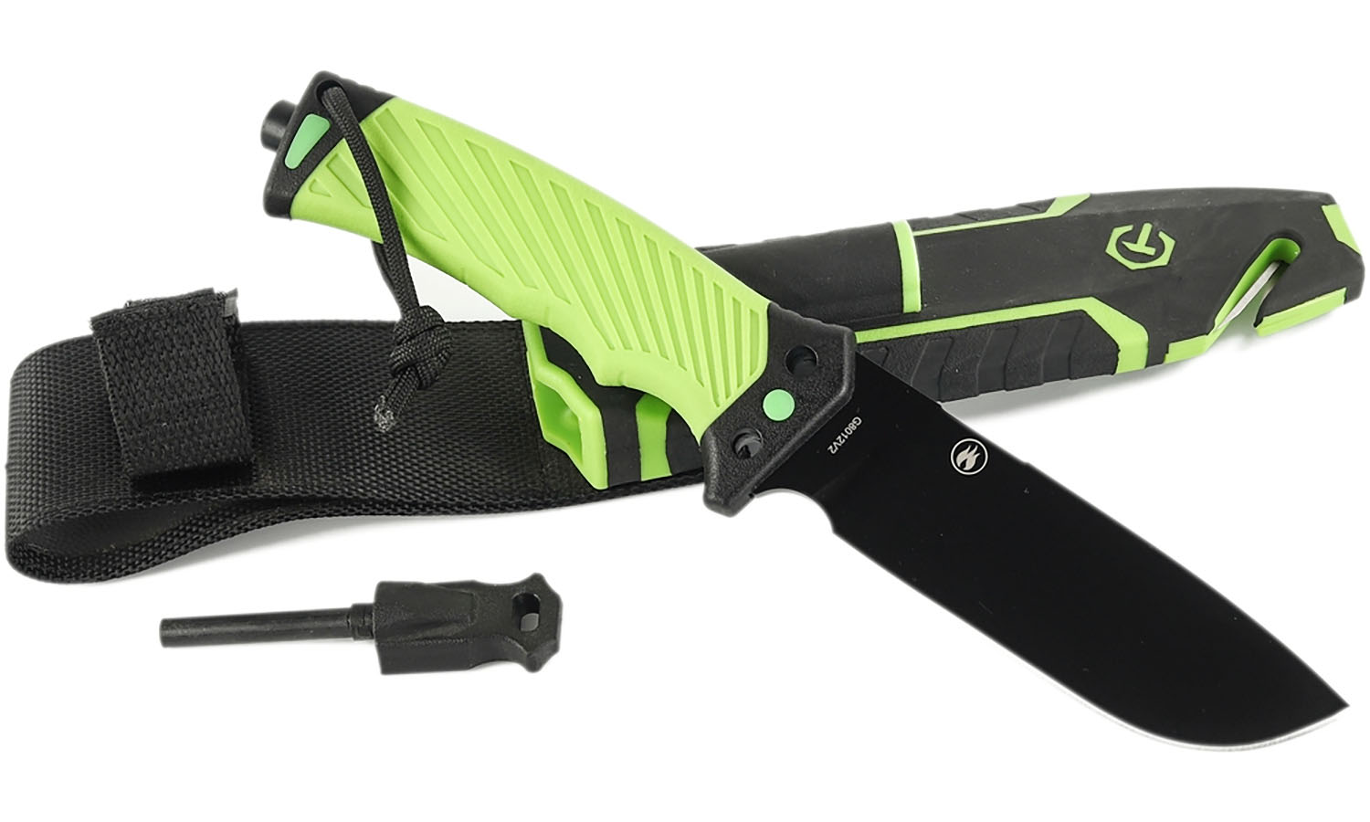 Нож Ganzo G8012V2-LG зеленый (G8012V2-LG) с паракордом 6