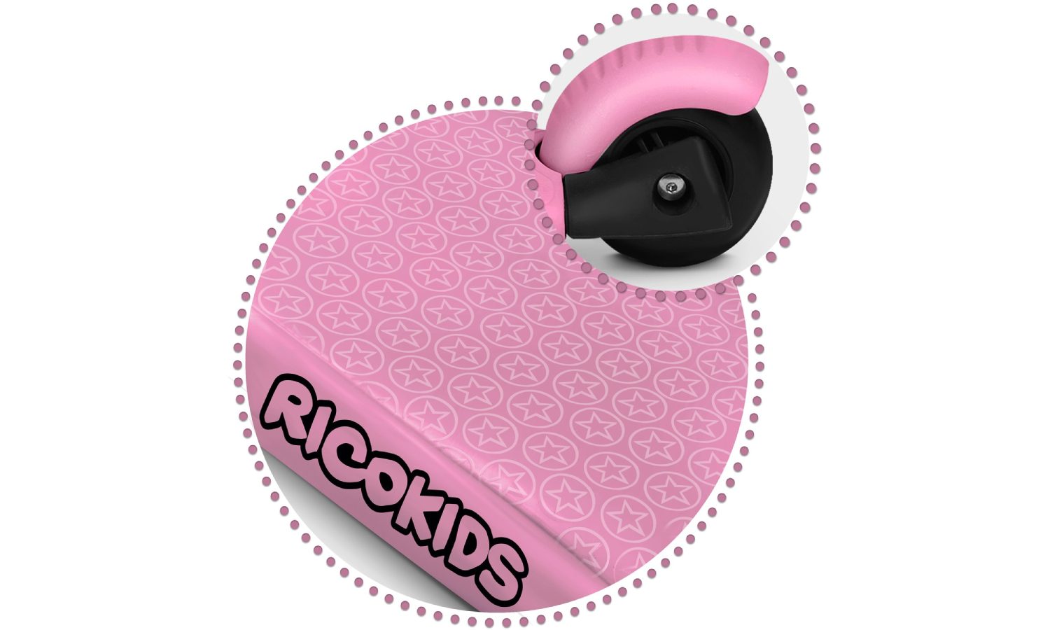 Самокат дитячий триколісний Ricokids Piko рожевий 9 Самокат дитячий триколісний Ricokids Piko рожевий 9