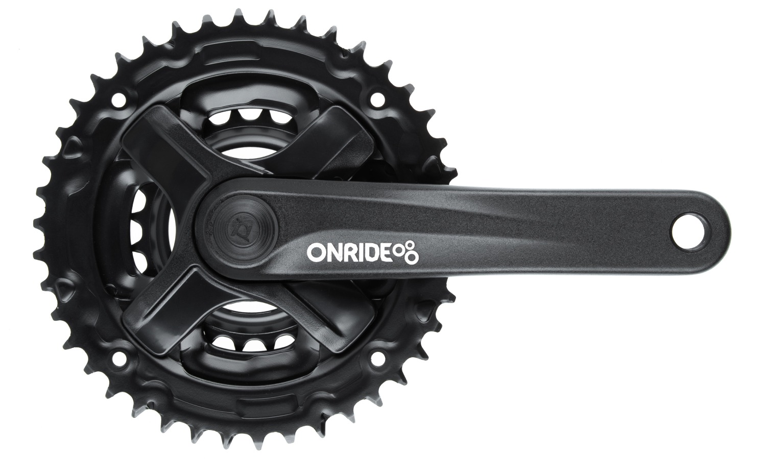 Фотографія Actel of Connecting Stods Onride Trio 820, під площею, 170 мм, 24-34-42t, 8/7/6 мобі., Чорний