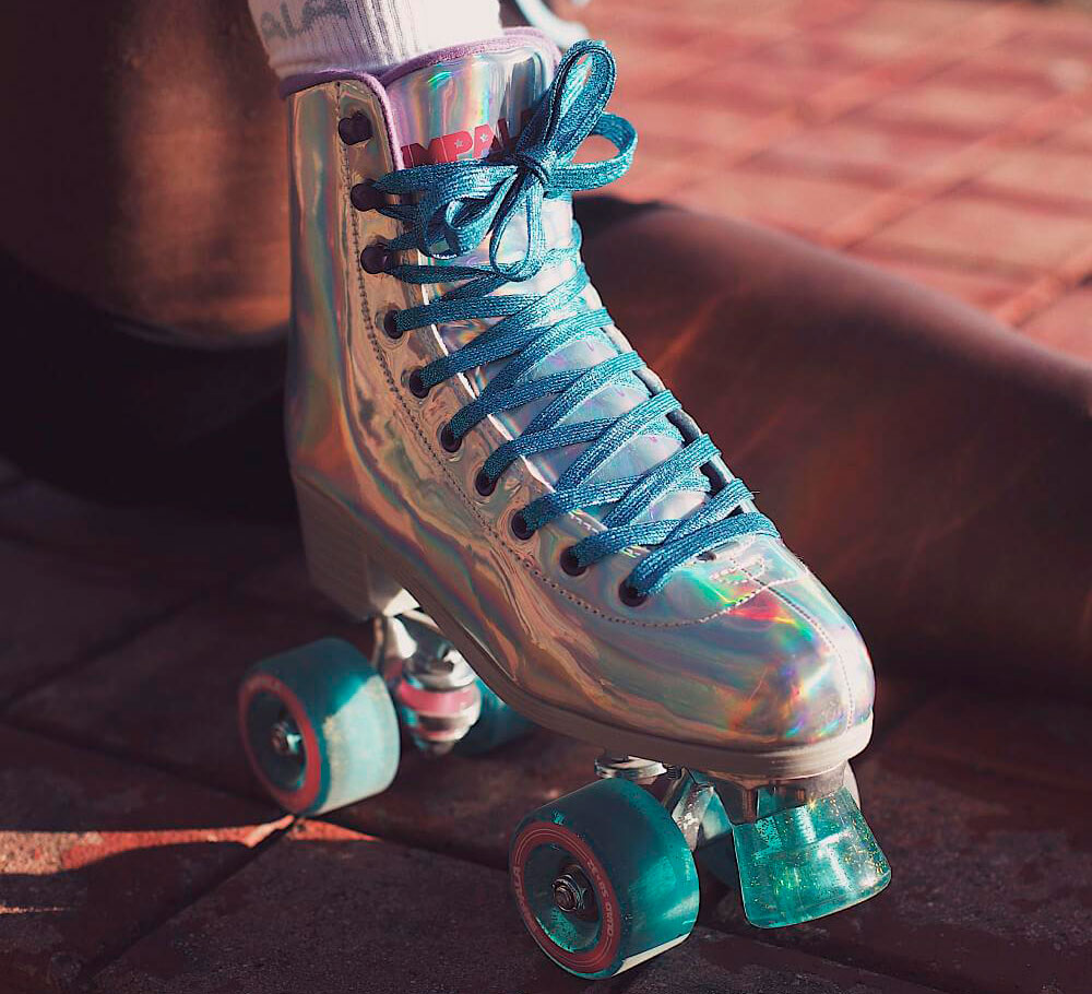 Ролики квады Impala HOLOGRAPHIC, размер 35 Cеребристый 2