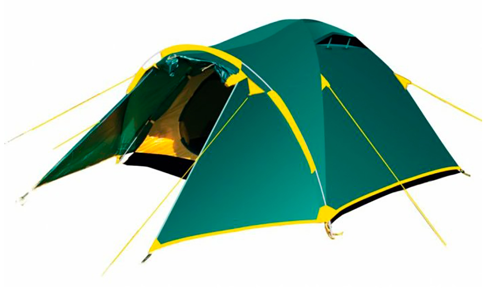 Палатка Tramp Lair 3 зелено-желтый