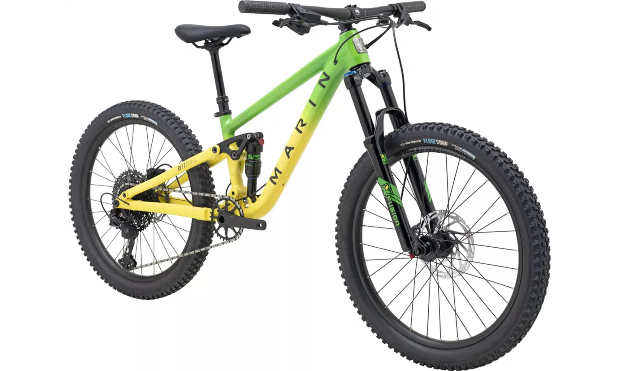 Велосипед Marin RIFT ZONE JR 24", год 2026, Зелено-желтый 2