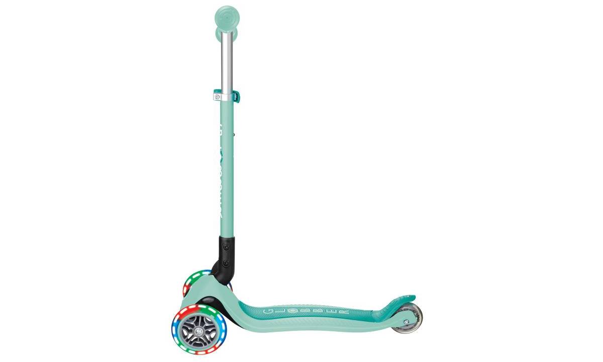 Самокат GLOBBER PRIMO FOLDABLE LIGHTS, мятный, колеса с подсветкой, 3+ 6