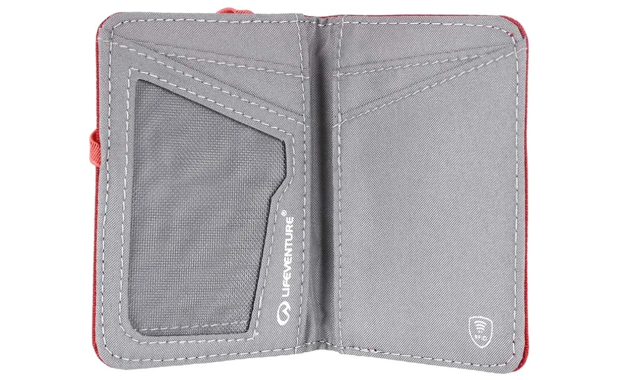 Кошелек Lifeventure Recycled RFID Card Wallet raspberry 3