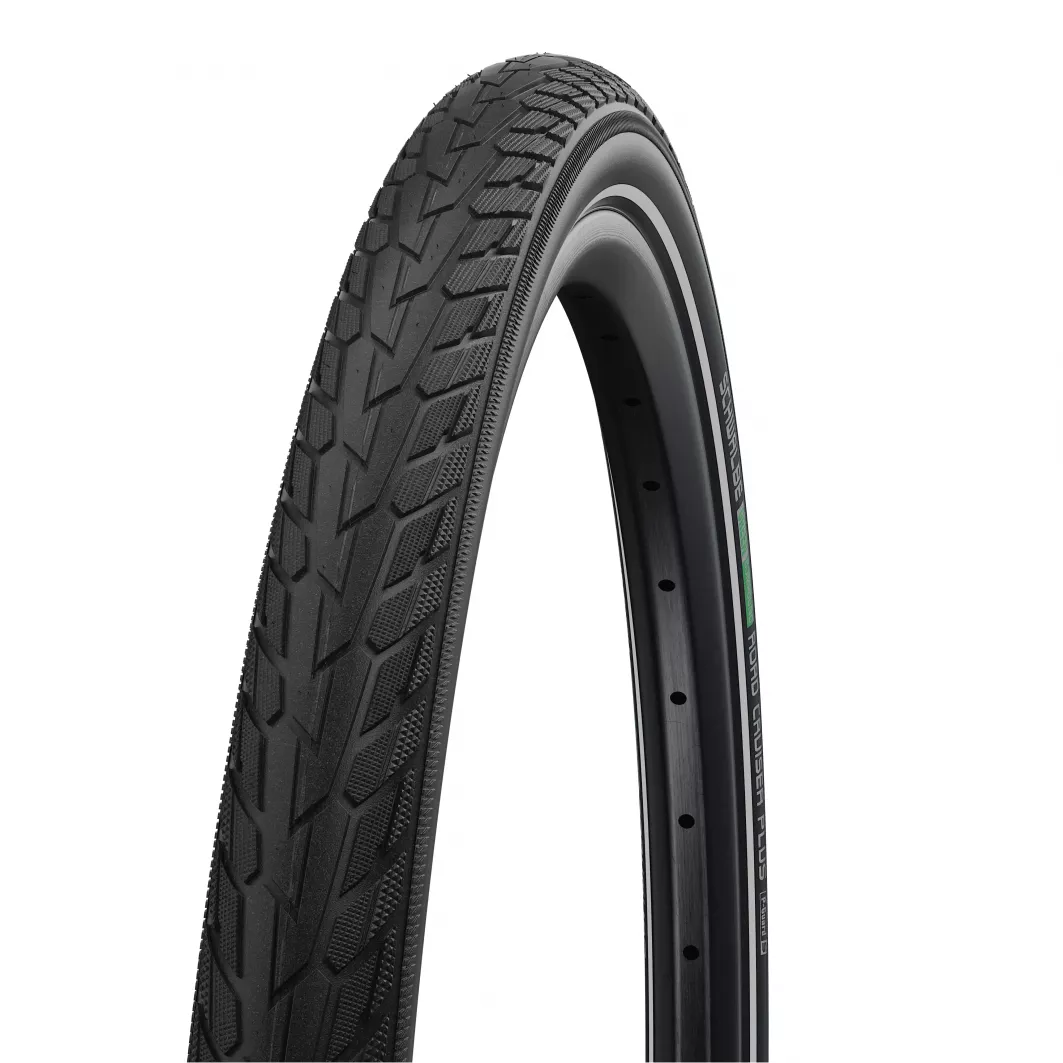 Фотографія Покришка 29x2.15 (55-622) Schwalbe ROAD CRUISER PLUS PunctureGuard, TwinSkin B/B+RT HS484 GREEN 50EPI