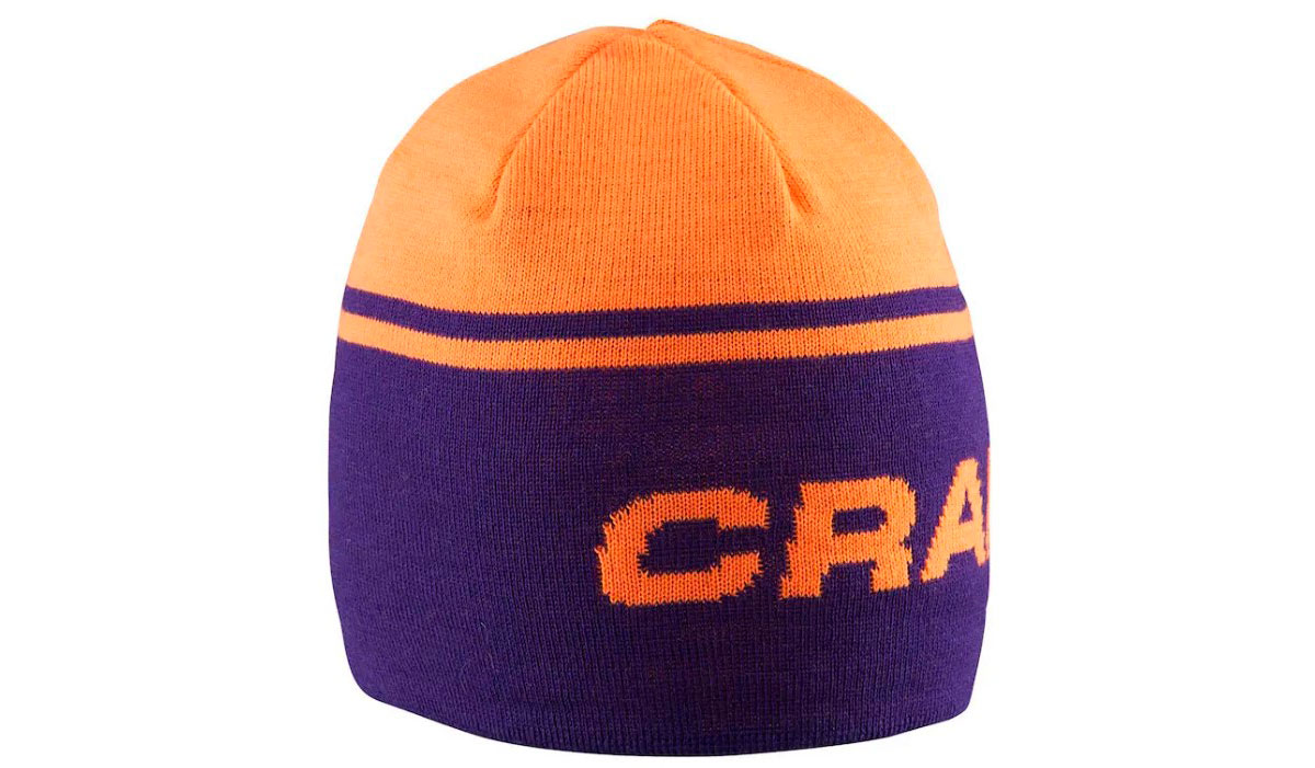 Фотография Шапка Craft Logo размер L/XL, оранжево-фиолетовый