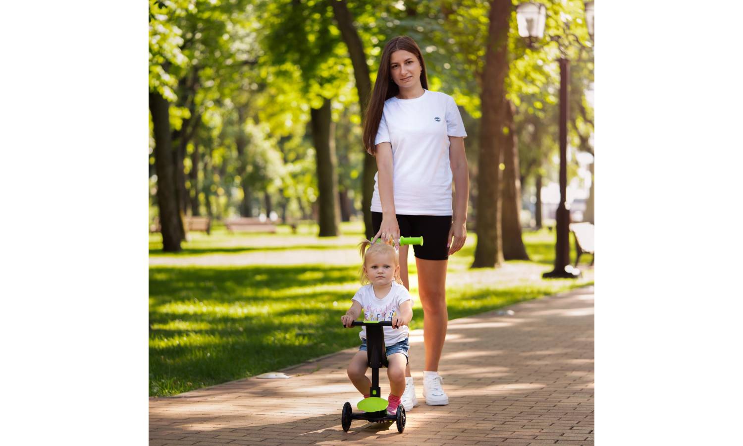 Самокат Miqilong Alamo зеленый 9