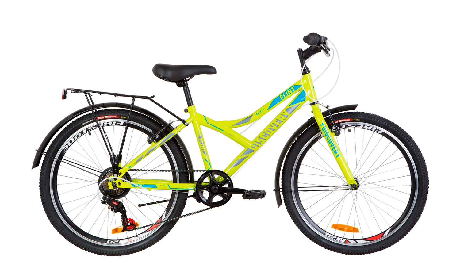 Фотография Велосипед 24" Discovery FLINT MC Vbr (2019) 2019 салатовый