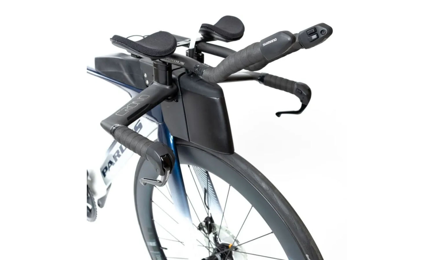 Фотография Велосипед PARDUS Road Gomera Ultra Ultegra Di2 11s Disc Blue White Размер рамы S 4