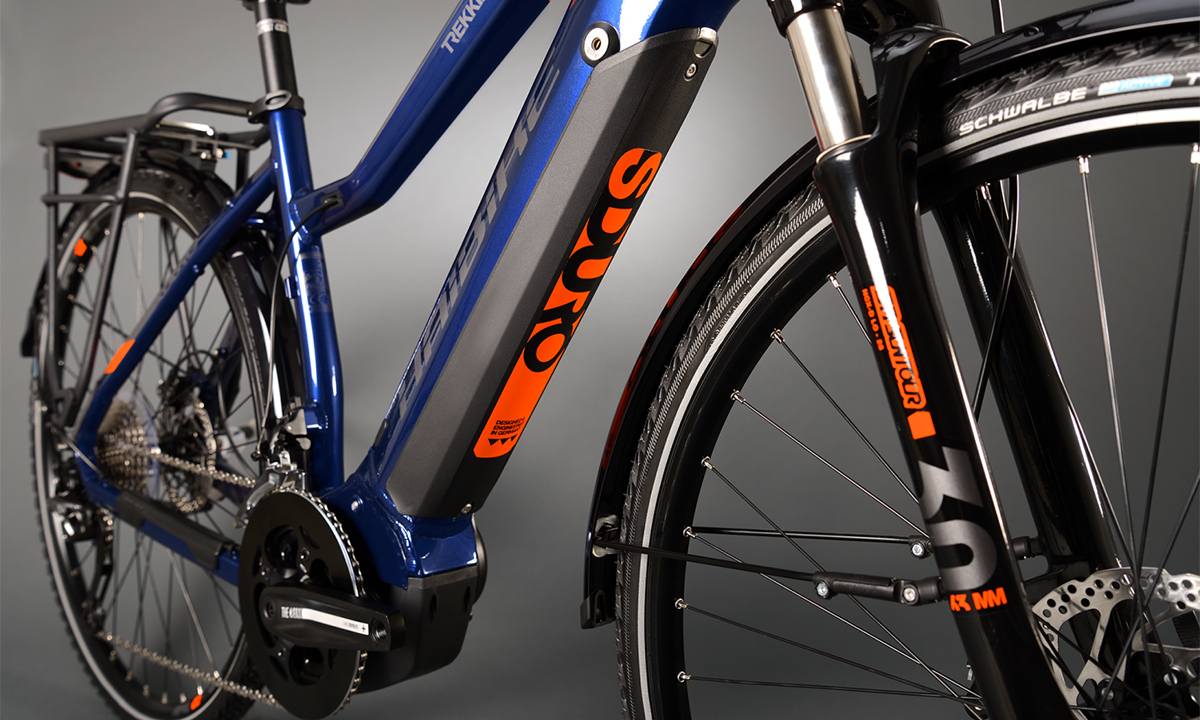 Електровелосипед Haibike SDURO Trekking 5.0 28" (2020) 2020 Синьо-жовтогарячий 3
