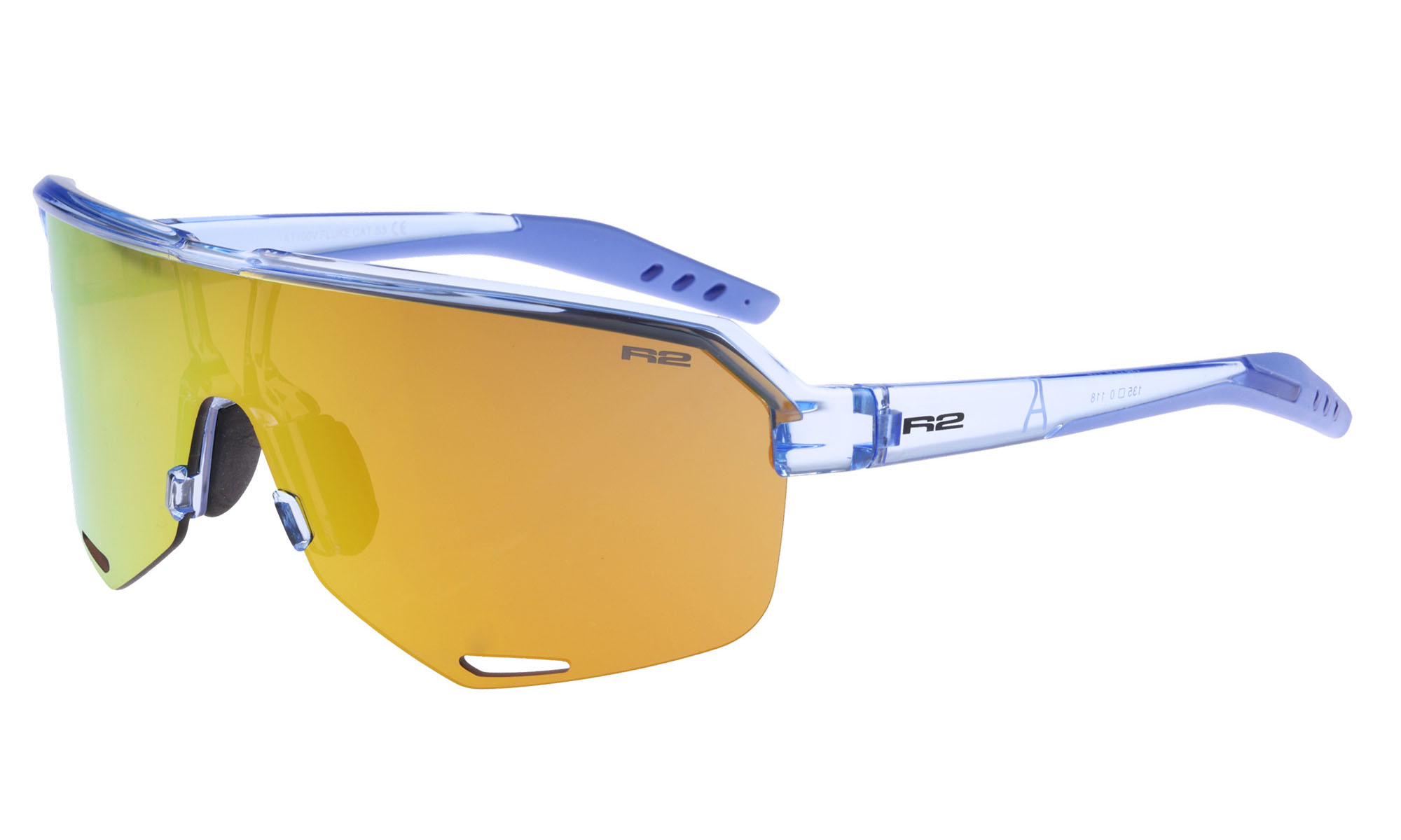 Очки R2 FLUKE blue (PC), линза brown, покрытие gold full revo, кат. 3 Очки R2 FLUKE blue (PC), линза brown, покрытие gold full revo, кат. 3