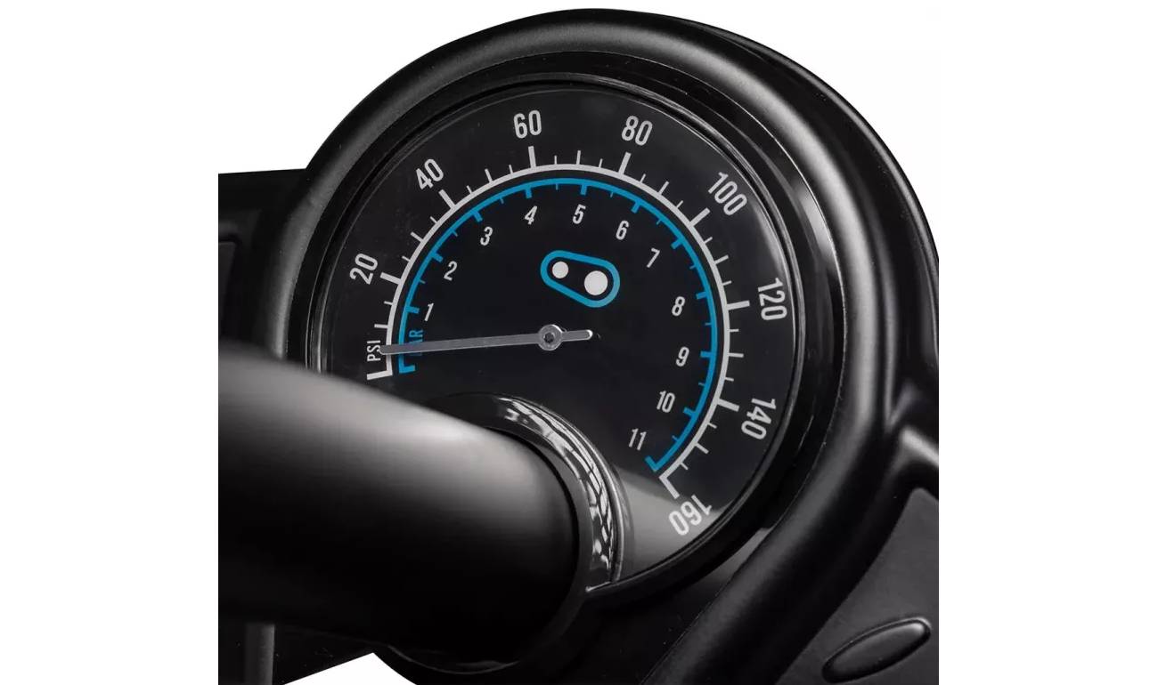 Насос для підлоги Crankbrothers SAPPHIRE, з манометром, presta/schrader, 160 psi / 11 bar, чорний 3