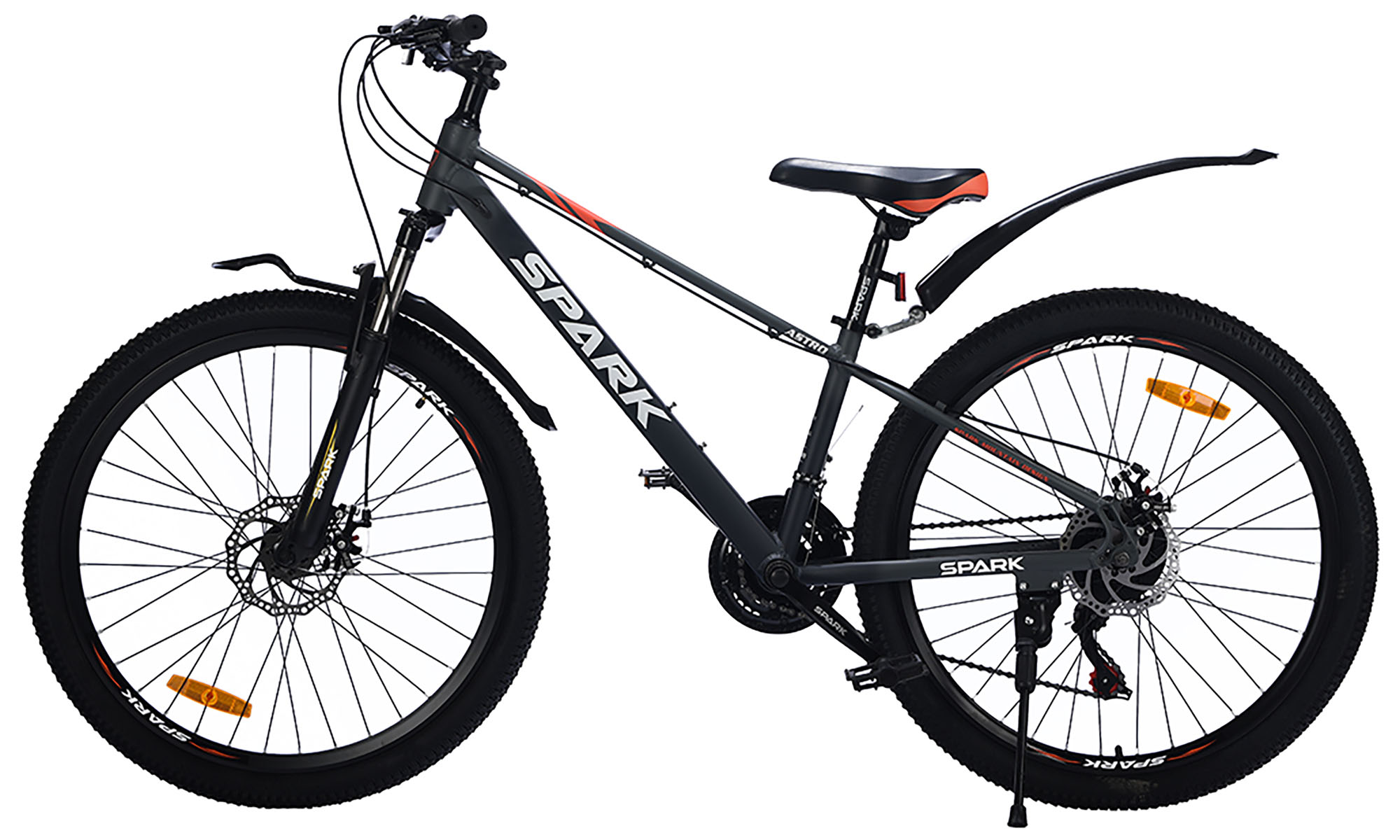 Велосипед SPARK ASTRO 26", размер XS, рама 13", год 2026, серый с темно-серым 2