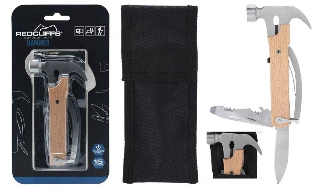 Набор для выживания 15в1 Redcliffs молоток 2