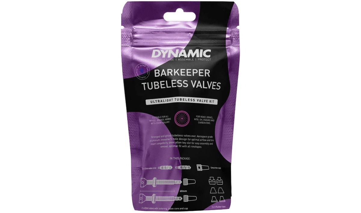 Вентиль б/к Dynamic Barkeeper Tubeless Valves 80мм черный х2шт 5