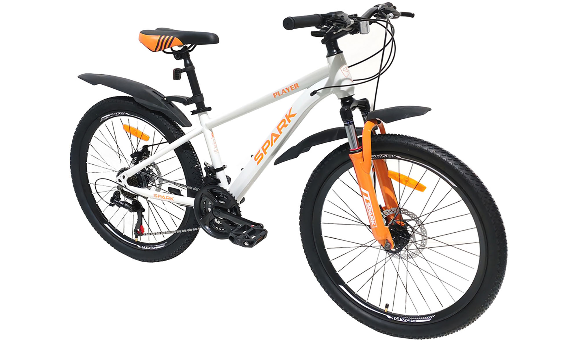 Велосипед SPARK PLAYER 24", розмір XS, рама 13", рік 2025, білий 4