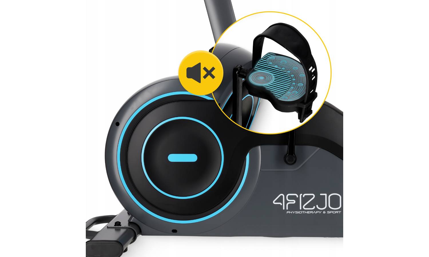 Велотренажер магнитный 4FIZJO Pro+ Black/Blue 2 Велотренажер магнитный 4FIZJO Pro+ Black/Blue 2