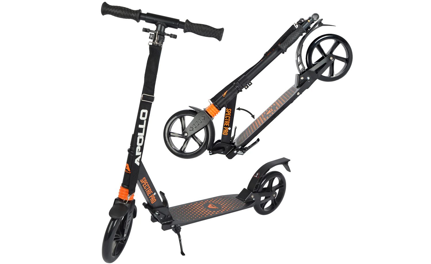 Самокат BLADE Sport PU Cross 230/230 мм чорно-коричневий 6