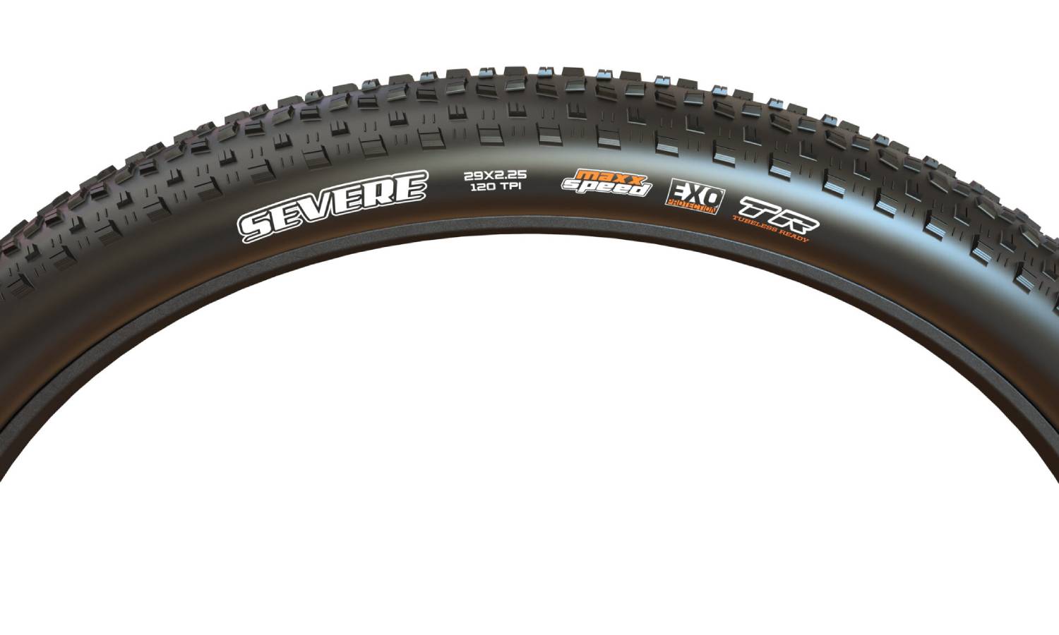 Покрышка Maxxis SEVERE 29X2.25 TPI-120 Foldable MaxxSpeed/EXO/TR 3 Покрышка Maxxis SEVERE 29X2.25 TPI-120 Foldable MaxxSpeed/EXO/TR 3