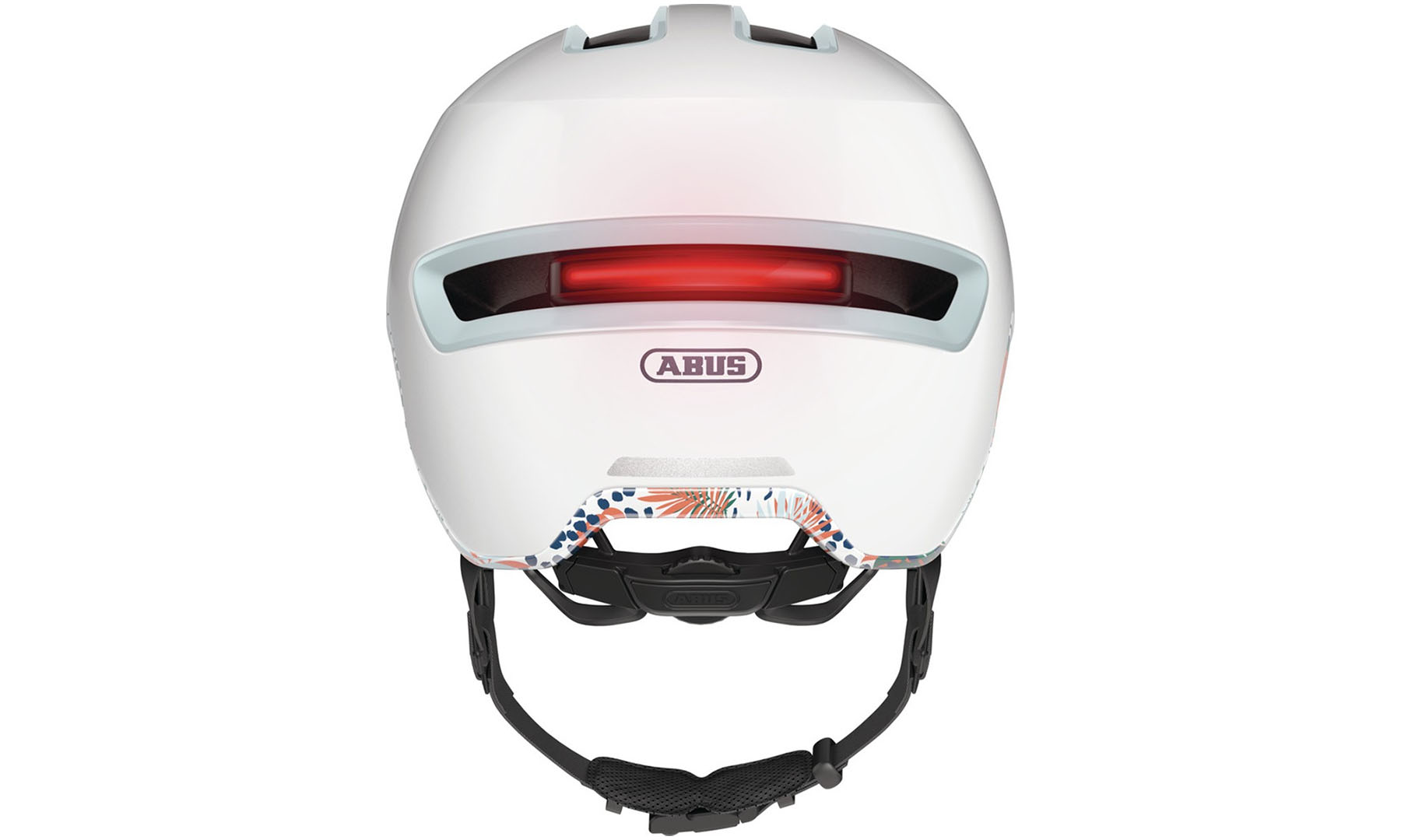 Велошлем ABUS HUD-Y Flower White размер S (51-55 см), белый 4