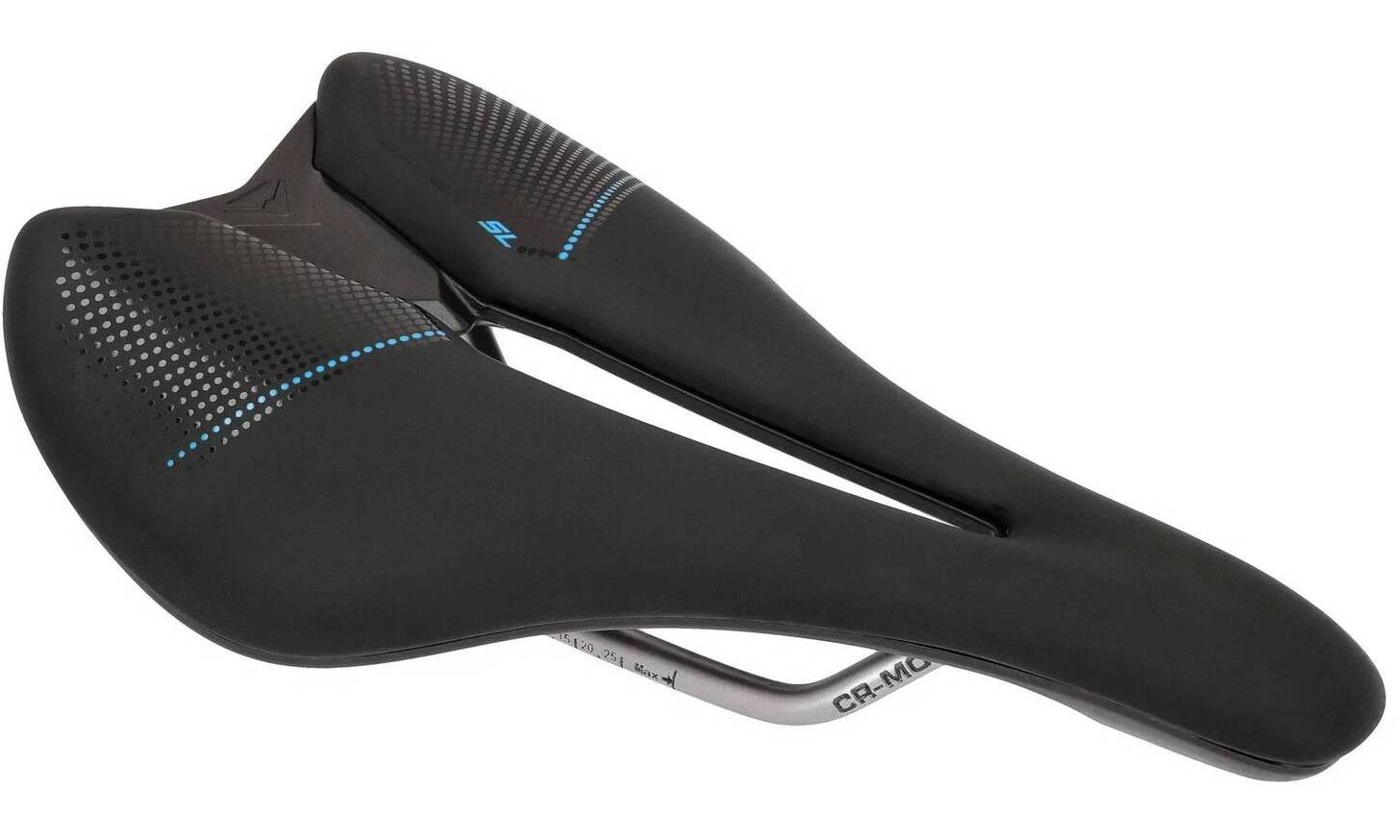 Сідло MERIDA Saddle Expert SL Black/shiny blue (A2070000323) 