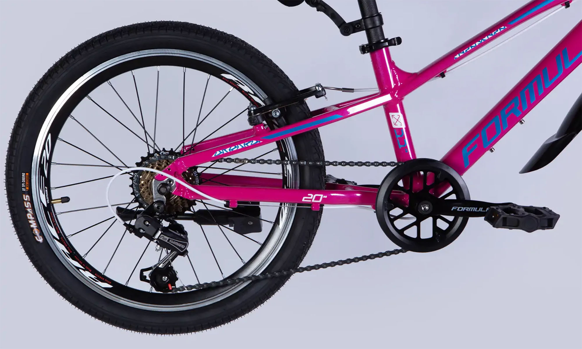 Велосипед Formula ACID Vbr FR, 20", розмір XXS, рама-11", 2026, рожево-синій 7