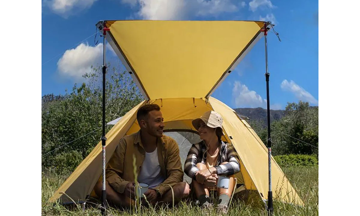 Палатка двухместная Naturehike P-Series II (NH18Z022-P) 210T/65D, темно-синяя 4