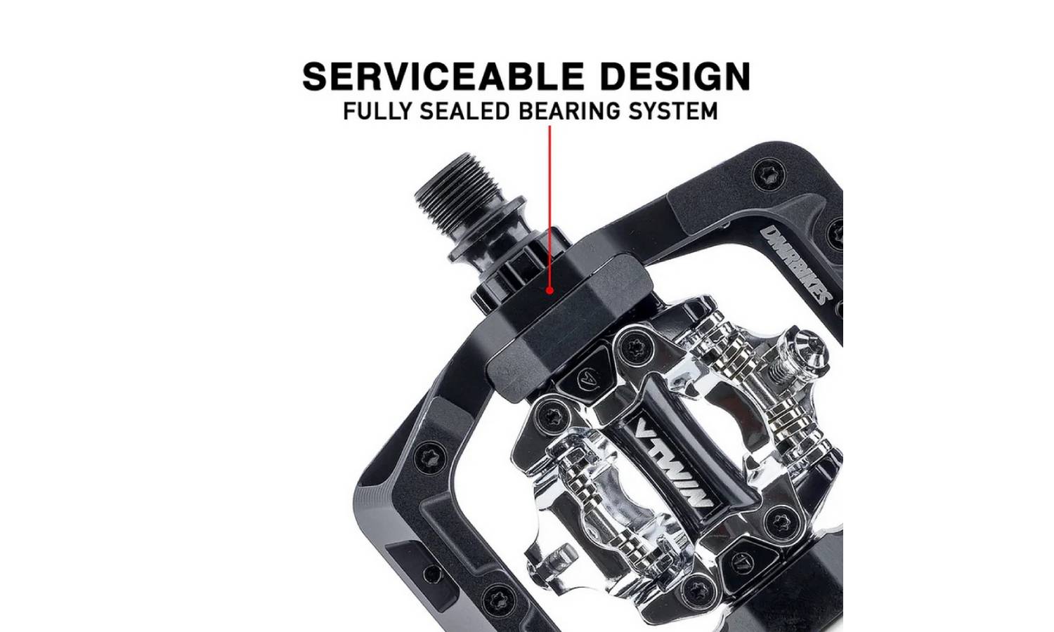 Педалі DMR V-Twin Pedal Lem Lime 5 Педалі DMR V-Twin Pedal Lem Lime 5