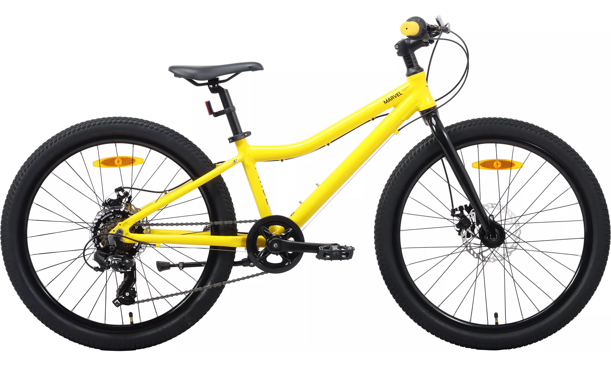 Велосипед Pride MARVEL 4.1 24", розмір XS, рік 2026, жовтий 